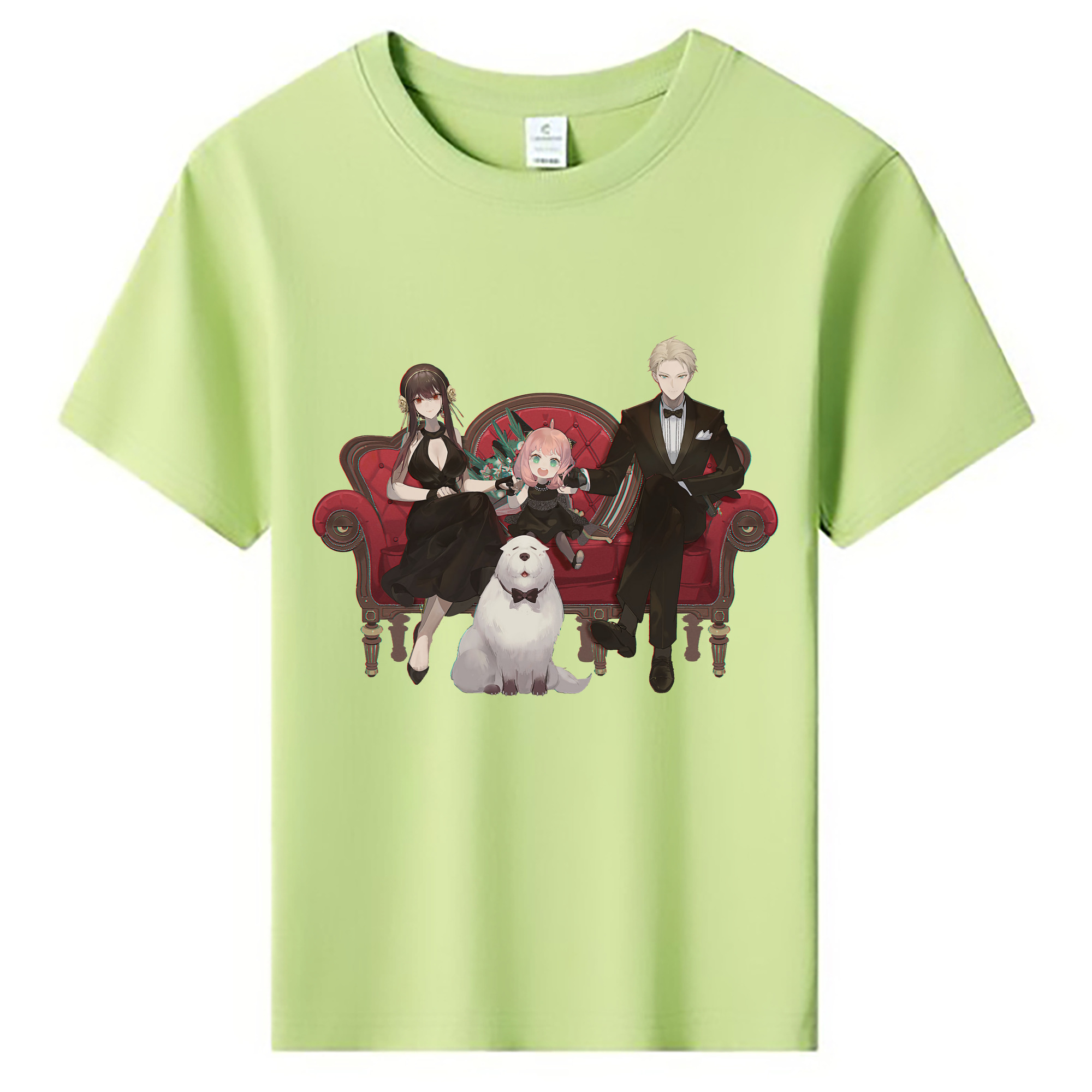 （画像用） SPY×FAMILY间谍家家酒 綿100％キッズTシャツ（フロントプリント）